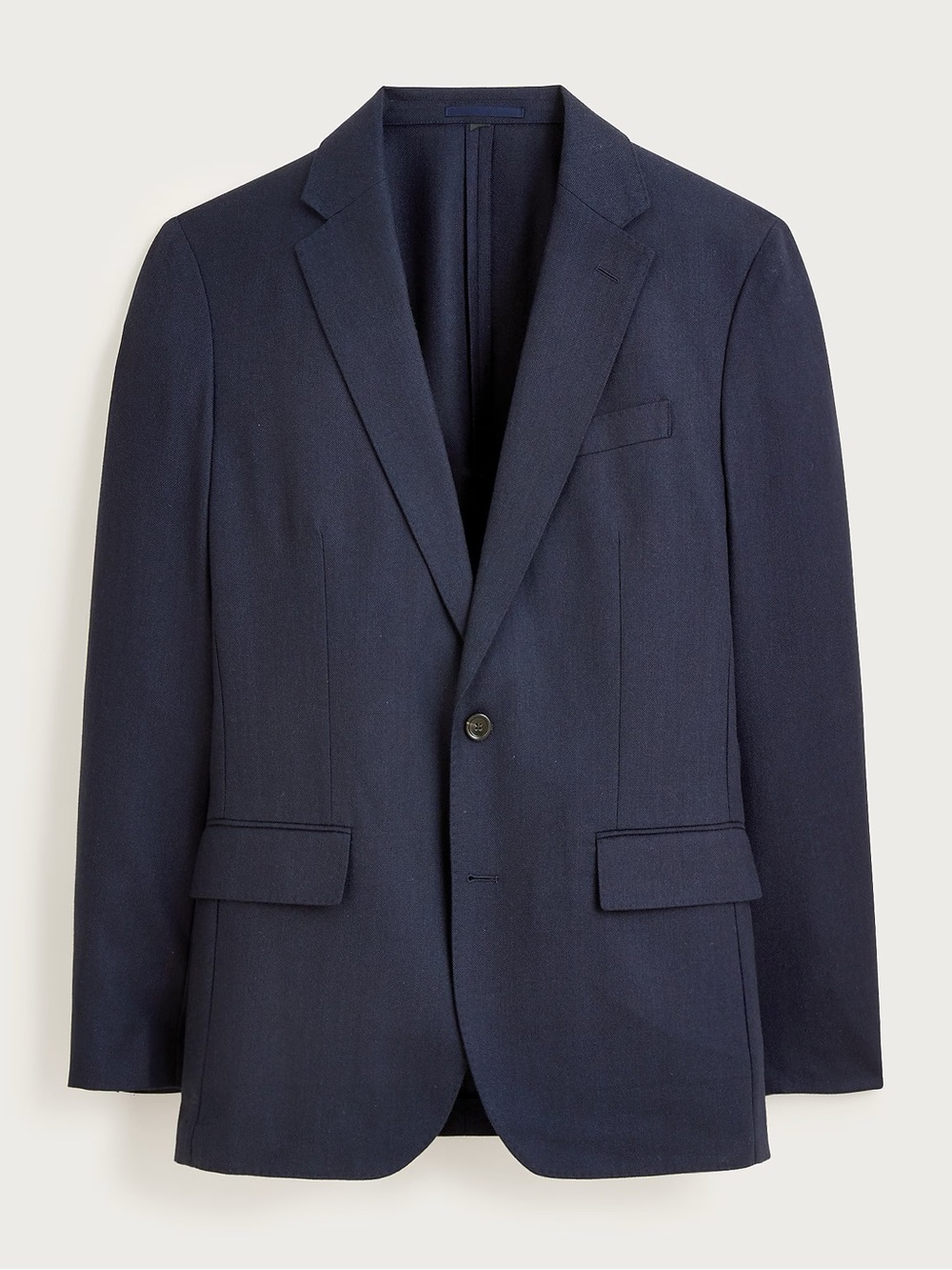 J. CREW Ludlow Slim-fit suit jacket in English cotton-wool blend in Navy 36 S